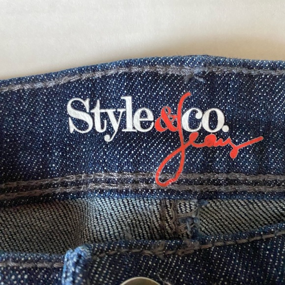 NWT Style & Co. Tummy Control Capri Jeans Size 14 - Picture 9 of 16